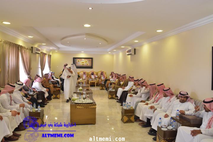 البراهيم في ضيافة الشيخ سليمان المهيدب وابنائه وفقهم الله .
