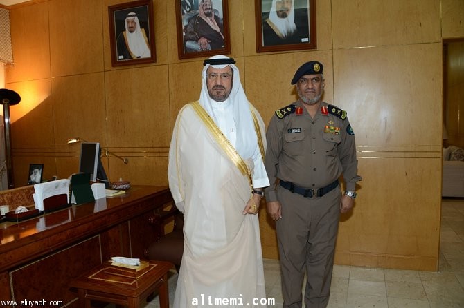 أمير حائل يستقبل مدير الدفاع المدني